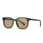 (6 PACK) Wholesale Sunglasses New Arrival Aviator Vintage Square 2024 - BulkSunglassesWholesale.com - Green Tea Lens